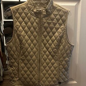 Weatherproof Women's Quilted Beige Vest